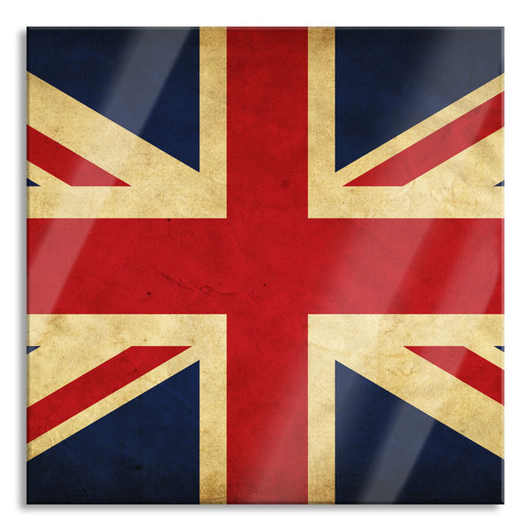 Happy Larry Glasbild Gro Britannien Flagge Wayfair De